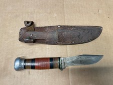Vintage KA-BAR 472-5 Hunting Knife with Sheath picture