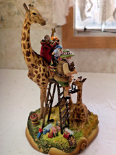 Maruri Santa's World Travels Limited Edition Santa Safari Giraffe Figurine 1999 picture