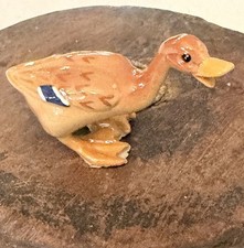 Old Hagen Renaker Female Mallard Duck w/ Beak Open picture