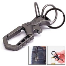 Heavy Duty Metal Key Chain Bottle Opener Carabiner Car Key Chains for Men Women picture