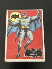 1966 Topps Batman - Black Bat #1 💥🦇 - Please See Photos Crease Bottom Left picture
