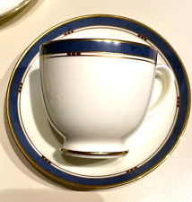 Pfaltzgraff Bone China - Hampton - Footed Cup & Saucer. 4 Sets available. Mint picture