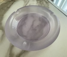 Vintage Purple Frosted Satin Glass Astray  picture