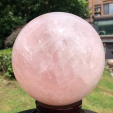 14.8LB Natural Pink Rose Quartz Crystal Sphere Ball Healing Reiki 1601 picture