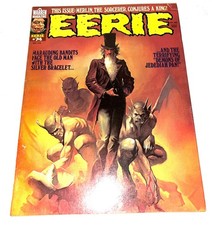 EERIE MAGAZINE #74, (1966) MAY 1976, HORROR & SCI-FI WARREN MAGAZINE USED picture