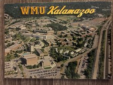 Western Michigan University WMU Kalamazoo aerial view 4x6 Postcard picture