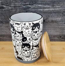 Orange Tabby Cat Canister & Lid 8