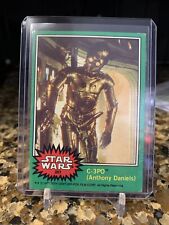 1977 Vintage Topps Star Wars C-3PO Anthony Daniels Error Card #207 picture