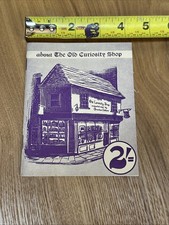 About The Old Curiosity Shop Booklet 1932 Charles Dickens London Very RARE picture