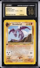 2001 POKÉMON NEO REVELATION 1ST ED. #15/64 AERODACTYL CGC 10 PRISTINE picture
