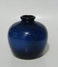 Vintage Ceramic Spackle Blue Vase 5