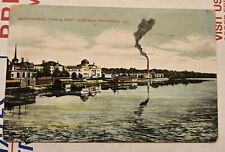 Used Postcard 1908 Rockford, ILLINOIS - Water Works Park & Boat Landings  M28 picture