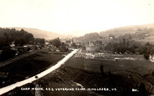 Middlesex VT CCC Civilian Conservation Corps Camp RPPC Real Photo Postcard picture