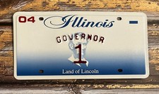 2004 Illinois GOVERNOR License Plate Rob Blagojevich 