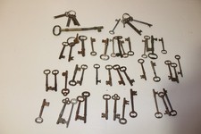 Huge Lot 51 Vintage Antique Skeleton Keys picture