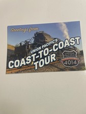 BIG BOY postcard coast to coast 4014 tour 2026 UNION PACIFIC Train steam  250th picture