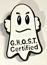 Spirit Halloween G.H.O.S.T Certified Employee Rubber Pin picture