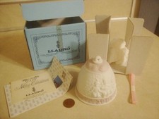 Vtg 1987 LLardro Porcelain Christmas Bell CAMPANITA 5458 NAVIDAD MIB Collectible picture