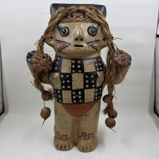 Chancay Cuchimilco Peru Clay Ceramic Figurine Pottery Pre-Columbian Reproduction picture