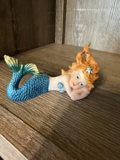 Ebros Gift nautical mermaid miniature figurine, Approx 4.25 inches wide. picture