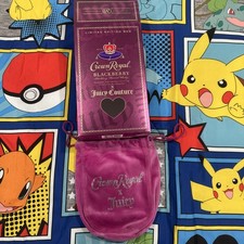Crown Royal X Juicy Couture Collab BlackBerry Collectors Box & Bedazzled Bag picture