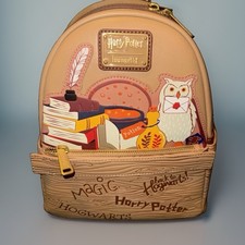 Harry Potter Back To Hogwarts Loungefly Mini Backpack Hedwig & Books picture