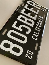 🔥New 805 BEER CA License Plate Beer Metal Craft Tin Bar Sign Taker picture