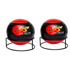 Large AFS Fire Ball Automatic Dry Powder Fire Extinguisher For Cars House Pack 2 picture