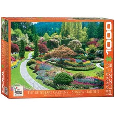 EuroGraphics Butchart Gardens - Sunken Garden Jigsaw Puzzle (1000-Piece) picture