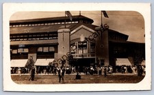 K59/ Indianapolis Indiana RPPC Postcard c1910 Coliseum Building Crowd 311 picture