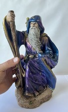 Vintage Large Purple Wizard 13” By Peña 1986 Windstone Editions. picture