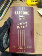 Vintage Latrobe PA Steel Company Advertising Product Manual Booklet picture