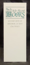 Much Ado About Books Redlands California Paper Bookmark RETIRED CLOSED picture