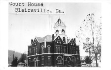 J45/ Blairsville Georgia RPPC Postcard c1950s Union County Court House  333 picture