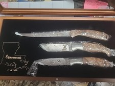 NEW PRISTINE Browning SouthernCollection 3-Piece_Knife Set (Model BR621)   picture
