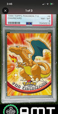 Topps Pokémon Pokemon T.V. #6 Charizard Trading Card 1999 English Graded picture