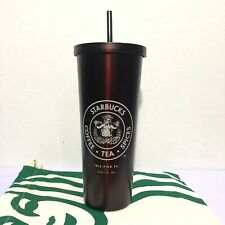 Starbucks Stainless Tumbler Venti 24 Oz. Pike Place Cold Cup Wine Red Glossy picture