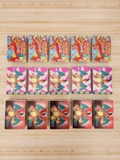15 Sets Pokemon Prism - 585 Cards /Stickers Holo Japan Vending Machine Vintage picture
