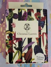 Christian Lacroix Galison Wild Flowers Designer Playing Cards Sealed picture