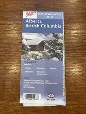 2005 AAA Alberta British Columbia Map picture