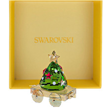 5732577 New 100% Authentic SWAROVSKI Christmas Tree Train Wagon AE Limited 2026 picture