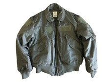USAF CWU-45/P Cold Weather Flyer's Flight Jacket Mens Green Large  picture