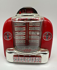 Vtg 1996 Coca-Cola Tabletop Jukebox Musical Coin Bank Seeburg - NON-WORKING picture