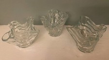 Handkerchief Folded Art Glass Sculpture Vase Like Murano  picture