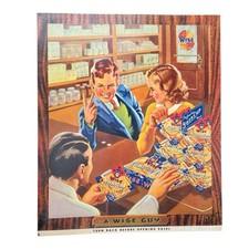 Wise Potato Chips Sign Easel-back General Store Display Dated 1940 A Wise Guy picture