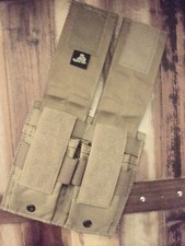 NEW USMC 2 Mag Coyote brown TWO magazine ammo pouch molle full battle FBSE USA picture