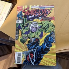 VTG GI Joe Comic Book Starring Snake Eyes and Transformers 140 Sept Collectible picture