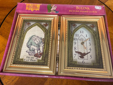 Vintage Bulova Disney Hunchback of Notre Dame Picture Frame Clock Sealed In Box picture