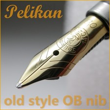 PELIKAN FLEXIBLE M400 VINTAGE OLD STYLE 14C 585 OB GOLD NIB PART FOUNTAIN PEN picture