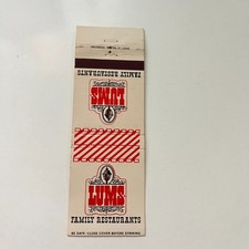 Lums Family Restaurant Vintage Matchbook Cover 4MB76-2 picture